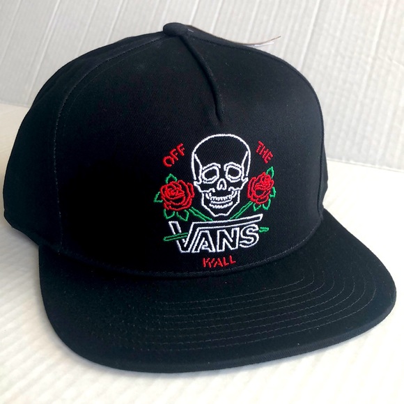 Vans25 Firmskull Roses Design Hat 